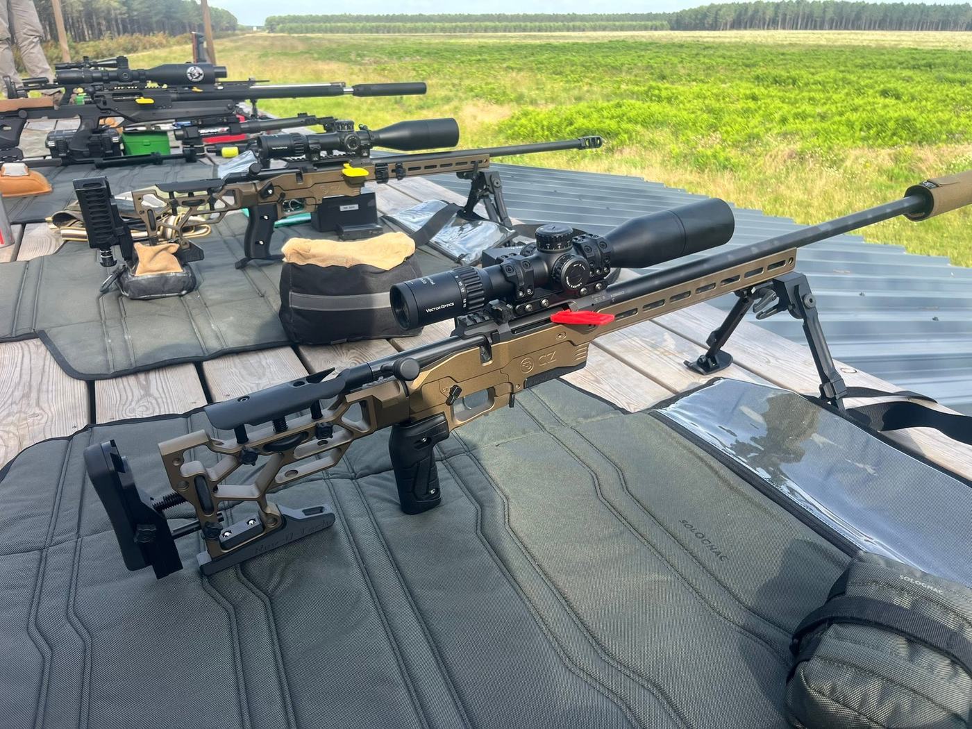 Ligne de carabines de précision prêtes pour la session